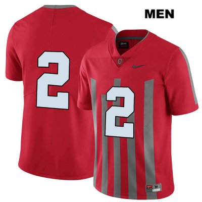 Men's NCAA Ohio State Buckeyes Chase Young #2 College Stitched Elite No Name Authentic Nike Red Football Jersey FP20P36DI
